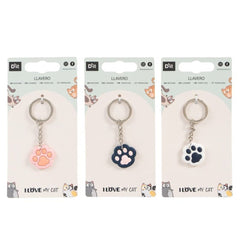 LLAVERO HUELLA MASCOTA SURTIDOS | DCASA | ENVASE 12 UDS. UNIDAD | 8410000222654