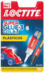 Pegamento universal Loctite Plasticos 2 g + 4 ml para bricolaje
