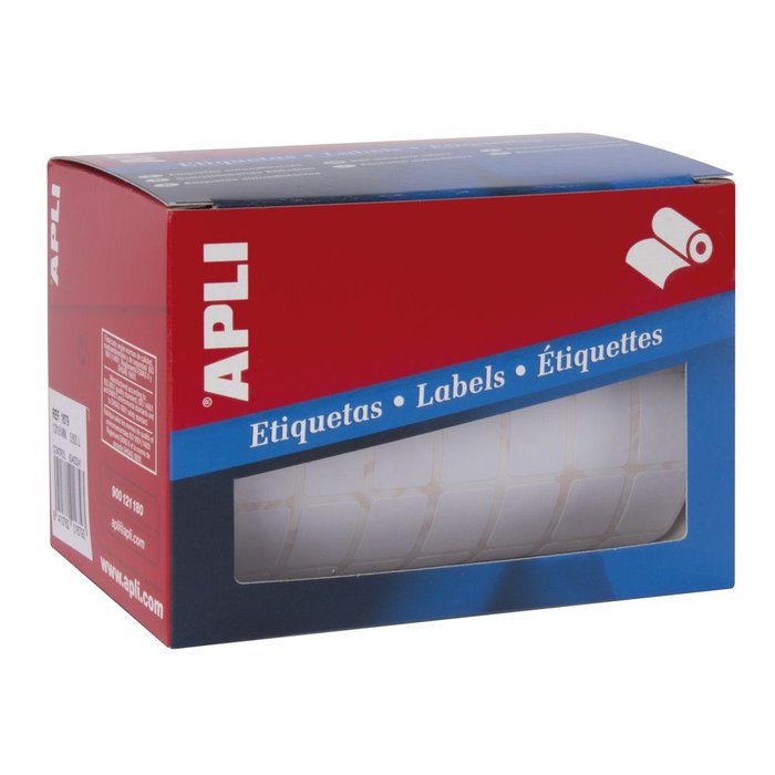 ETIQUETA ROLLO 12X18 BLANCA 1679 APLI | 1 UNIDADES | (APLI)