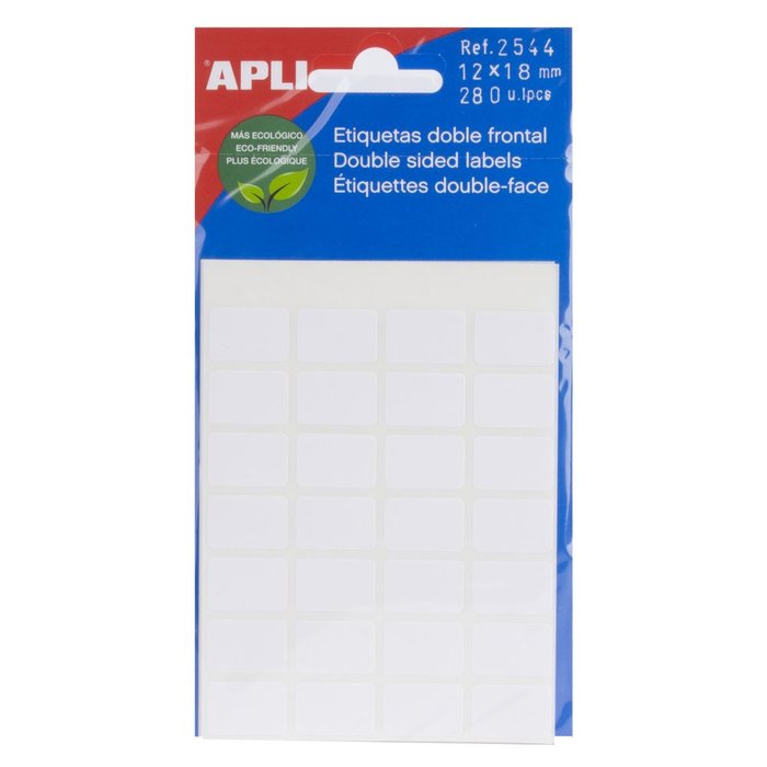 ETIQUETA ADHESIVA 12X18 2544 APLI | 10 UNIDADES | (APLI)