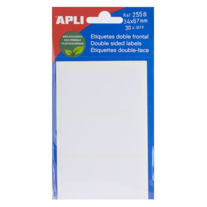 ETIQUETA BOLSA 34X67 2558 APLI | 10 UNIDADES | (APLI)