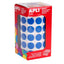 Gomets redondo rollo 15 azul APLI