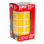 Gomets Cuadrado Rollo 20 Amarillo APLI