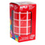 Gomets Cuadrado Rollo 20 Rojo APLI
