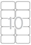 ETIQUETA 99,1X57 100H 10499 MULTI3 | 1 UNIDADES | (APLI)