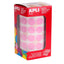 Gomets redondo rollo 15 mm rosa APLI