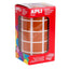 Rollo Gomets Cuadrados Marron Autoadhesivos 20MM