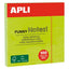 Bloc 100 notas adhesivas 75x75mm verdes Apli