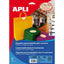 Etiquetas crema con ribete APLI 63,5x42,3mm, 10 hojas