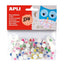 Ojos Móviles Color Redondos Adhesivos Surtidos Apli Manualidades Pack 100