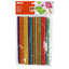 Bolsa 25 palos polo redondos de madera colores surtidos 150x5mm