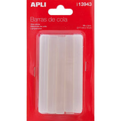 BARRA SILICONA 10 CM X 11 MM BLISTER 10 UNIDADES | 1 UNIDADES | (APLI MANUALIDADES)