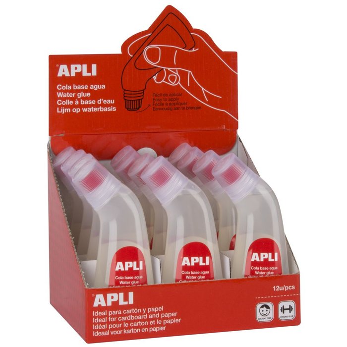 COLA BASE AGUA WATER GLUE 70 ML | 12 UNIDADES | (APLI MANUALIDADES)