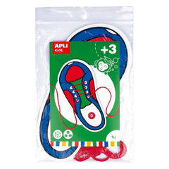 JUEGO ATA ZAPATOS CORDON ROJO | APLI JUEGOS | 1 UNIDAD | 8410782174882