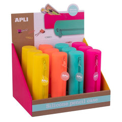ESTUCHES DE SILICONA REDONDOS FLUOR COLLECTION 12 UNIDADES | APLI DISEÑO