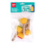 BOLSA SELLOS ESPONJA MANGO MADERA 4 UNIDADES | APLI MANUALIDADES | 1 UNIDAD | 8410782187141