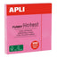 Pack 12 Notas Adhesivas 75x75mm Rosa Pastel