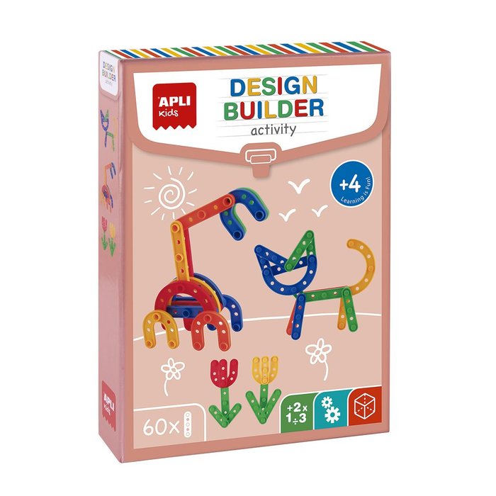 JUEGO DE CONSTRUCCION 60 PIEZAS | APLI JUEGOS | 1 UNIDAD | 8410782191629