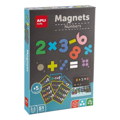 JUEGO MAGNETICO NUMEROS 51 UNIDADES | APLI JUEGOS | 1 UNIDAD | 8410782194446