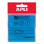 Bloc 50 notas adhesivas transparentes 75x75mm color azul