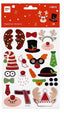 Bolsa 2 Hojas Pegatinas Navidad Contruccion Navidad