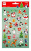 BLISTER PEGATINAS PAPA NOEL ADVIENTO 1 HOJA | APLI MANUALIDADES | ENVASE 5 UDS. UNIDAD | 18410782198236