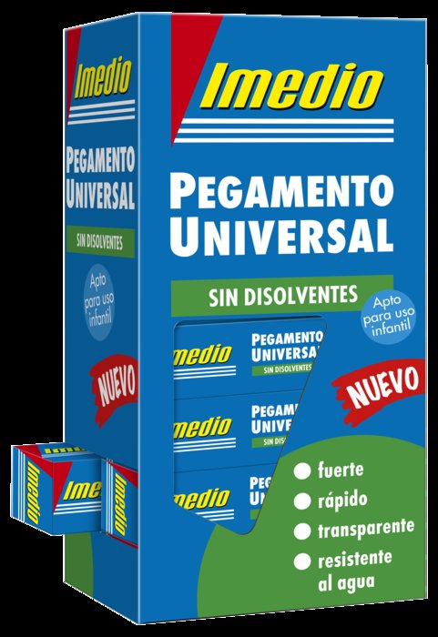 PEGAMENTO IMEDIO UNIVERSAL 35 ML SIN DISOLVENTES | 24 UNIDADES | (PRODUCTOS IMEDIO, S,A,)
