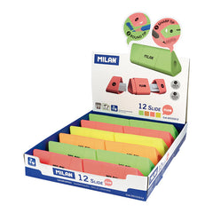 EXP, 12 UDS AFILALALPIZ MILAN SLIDE FLUO | 12 UNIDADES | (MILAN)