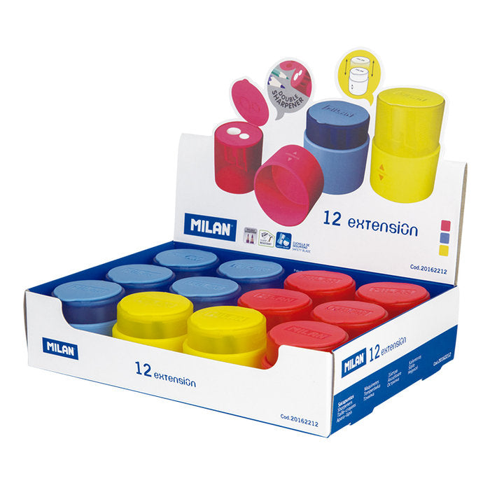 EXP, 12 UDS AFILALAPIZ MILAN EXTENSION DOBLE AGUJERO | 12 UNIDADES | (MILAN)