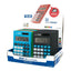 Exp 12 calculadoras pocket touch 8 digitos colores surtidos