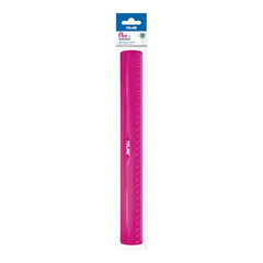 REGLA MILAN 30CM FLEXIBLE ROSA | 24 UNIDADES | (MILAN)