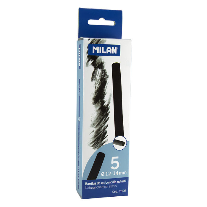 BARRA CARBONCILLO 12-14 MM | 5 UNIDADES | (MILAN)