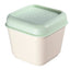 RECIPIENTE PARA ALIMENTOS CUADRADO 0,33 L TAPA VERDE | MILAN DISEÑO | 1 UNIDAD | 8411574084655