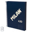 Bloc Espiral Milan 120 Hojas A4 Horizontal Serie 1918 Azul