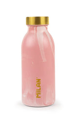 BOTELLA ISOTERMICA ACERO INOXIDABLE 0 35 L SERIE LAVA ROSA | MILAN DISEÑO | 1 UNIDAD | 8411574109815