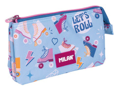 ESTUCHE PORTATODO 5 COMPARTIMENTOS SERIE ESPECIAL ROLLER 2 | MILAN DISEÑO