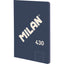 Libreta A5 Encolada Rayado 48H 95 g Colecc 430 1918 Azul Milan