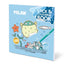 Cuaderno con Adhesivos para Colorear Blue Odyssey Milan
