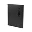 Cuaderno A4 Espiral Cuadros 5x5 80H 95 g Shadow Negro Milan Diseño