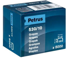 GRAPAS CLAVADORA 530/10 C/5000 UN | 1 UNIDADES | (PETRUS)