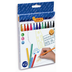 Rotulador Jovi 1612 C/12 Colores Surtidos | Jovi | Pack 1 Unidades