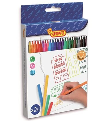 Rotulador Jovi 1624 24 Colores Surtidos | Jovi | Pack 1 Unidades