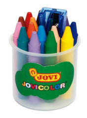 CERA JOVICOLOR 980/16 16 COLORES SURTIDOS + AFILALAPIZ | 1 UNIDADES | (JOVI)