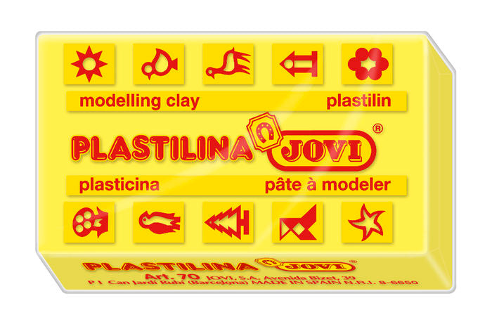 PLASTILINA JOVI 70 AMARILLO CLARO | 30 UNIDADES | (JOVI)