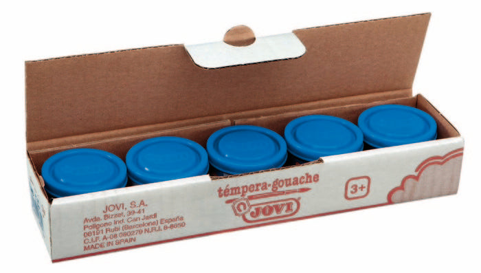 TEMPERA JOVI 503 40CC AZUL CYAN | 5 UNIDADES | (JOVI)