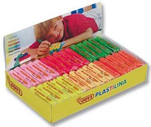 PLASTILINA JOVI 70F COLORES FLUOR | 30 UNIDADES | (JOVI)