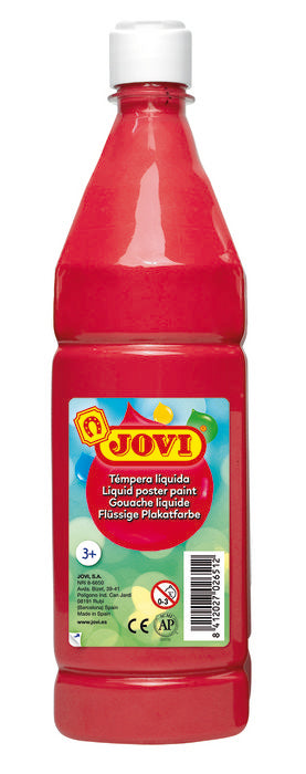 TEMPERA LIQUIDA JOVI 511 1000CC BERMELLON (ROJO) | 1 UNIDADES | (JOVI)