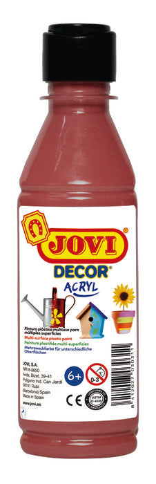 PINTURA JOVIDECOR 250ML MARRON | 1 UNIDADES | (JOVI)