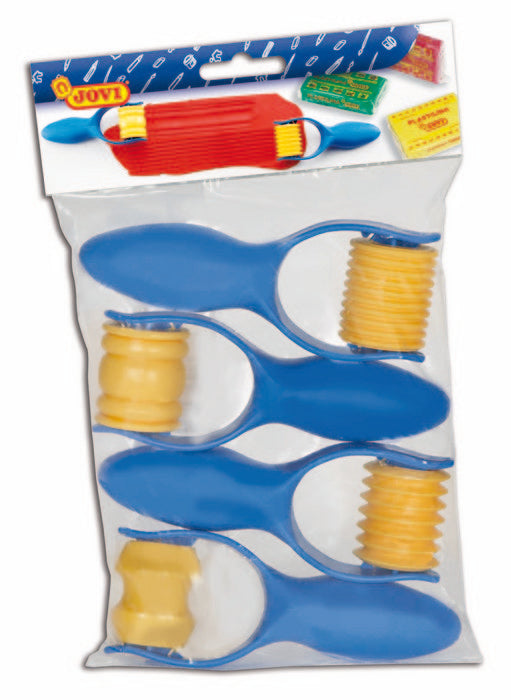 RODILLO MODELAJE BOLSA 4 UNIDADES COLGABLE | 1 UNIDADES | (JOVI)