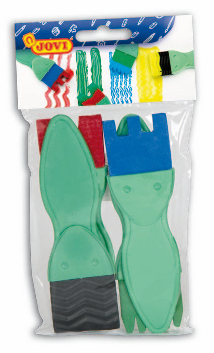 PINCEL INFANTIL ESPATULA B/4 | 1 UNIDADES | (JOVI)